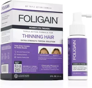 FOLIGAIN Women's 10% Trioxidil Hair Regrowth Treatment Topical Solution 59ml