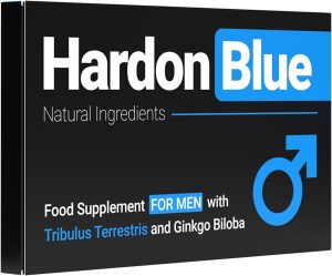 Hardon Blue 100mg, 10 Tablets, Food Supplement with Tribulus Terrestis, Male Sexual Support Formula