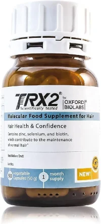 Oxford Biolabs TRX2® Molecular Food Supplement for Hair, 90 Capsules 1 Month Supply